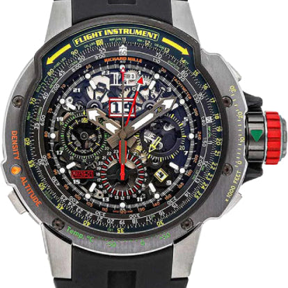 Richard Mille Automatic Winding Flyback Chronograph Aviation Open-Work Dial | RM39-01