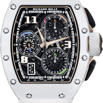 Richard Mille Lifestyle Flyback Chronograph White Ceramic | RM72-01 (10)