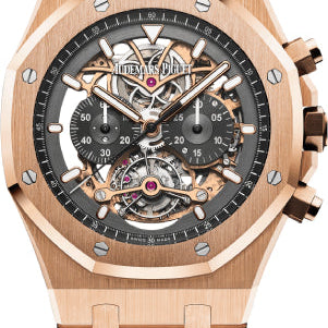 Audemars Piguet Royal Oak Tourbillon 44mm Chronograph Openworked Rose Gold - 26347OR.OO.1205OR.01