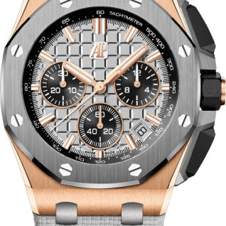 Audemars Piguet Royal Oak Offshore Chronograph Pink Rose Gold Titanium 43mm Bezel Grey | 26420OI.OO.A015VE.01