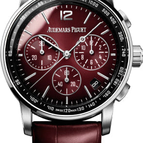 Audemars Piguet Code 11.59 Chronograph 41mm White Gold Burgundy Dial | 26393BC.OO.A068CR.01