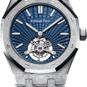 Audemars Piguet Royal Oak Tourbillon Extra-Thin White Gold Blue Index Dial White Gold 41mm Bracelet | 26520BC.GG.1224BC.01