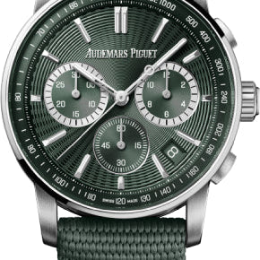 Audemars Piguet Code 11.59 Chronograph 41mm Stainless Steel Green Dial | 26393ST.OO.A056KB.01