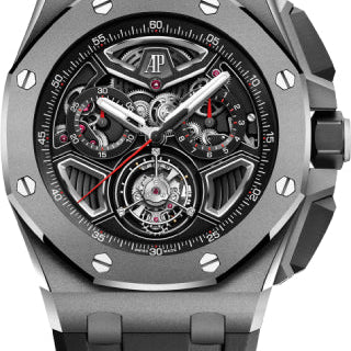 Audemars Piguet Royal Oak Offshore 43mm Flying Tourbillon Chronograph Titanium Openworked | 26622TI.GG.D002CA.01