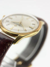 Vacheron Constantin 18k Gold 34mm Manual Wild Silver Dial Men's Watch 6509
