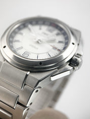 IWC Ingenieur Dual Time Steel Silver Dial 43mm Automatic Men's Watch IW324404