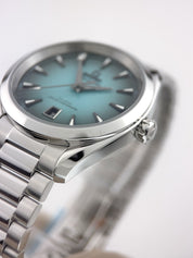 NEW 2025 Omega Seamaster Steel Turquoise Dial 41mm Watch 220.10.41.21.03.006