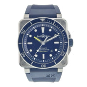 Bell & Ross Stainless Steel Blue Dial 42mm Automatic Movement Mens Watch BR03-92