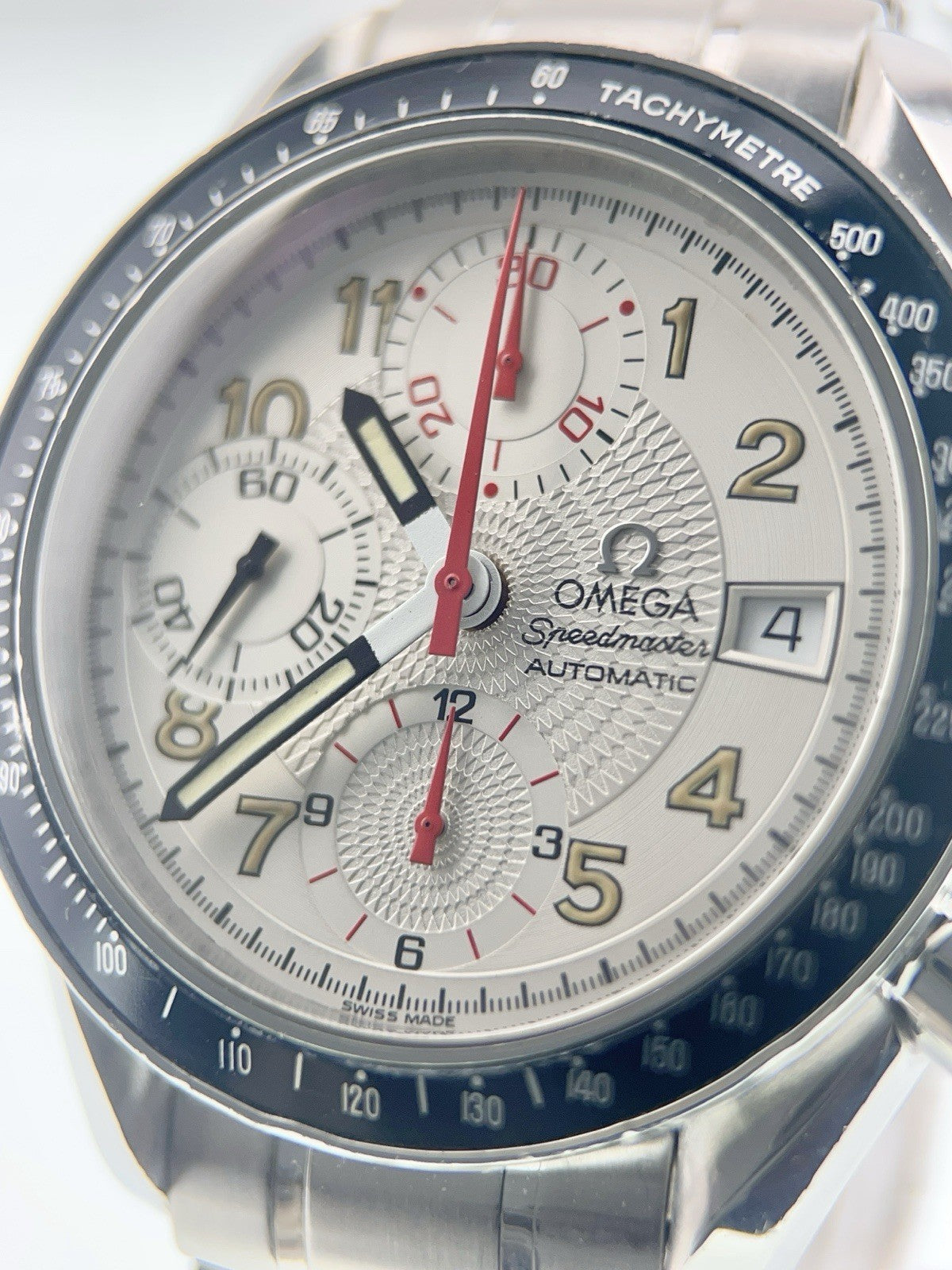 Omega Speedmaster Stainless Steel Silver Dial 39mm Automatic Men's Watch 3513.33