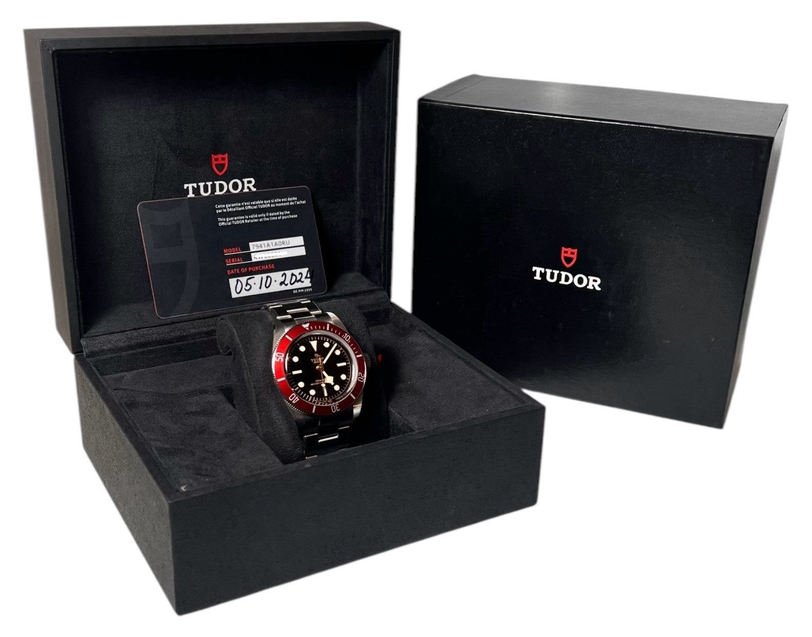 Tudor Black Bay Stainless Steel Black Dial 41mm Automatic Men's Watch 7941A1A0RU