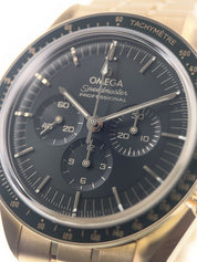 Omega Speedmaster 18k Yellow Gold GREEN Dial 42mm Watch 310.60.42.50.10.001