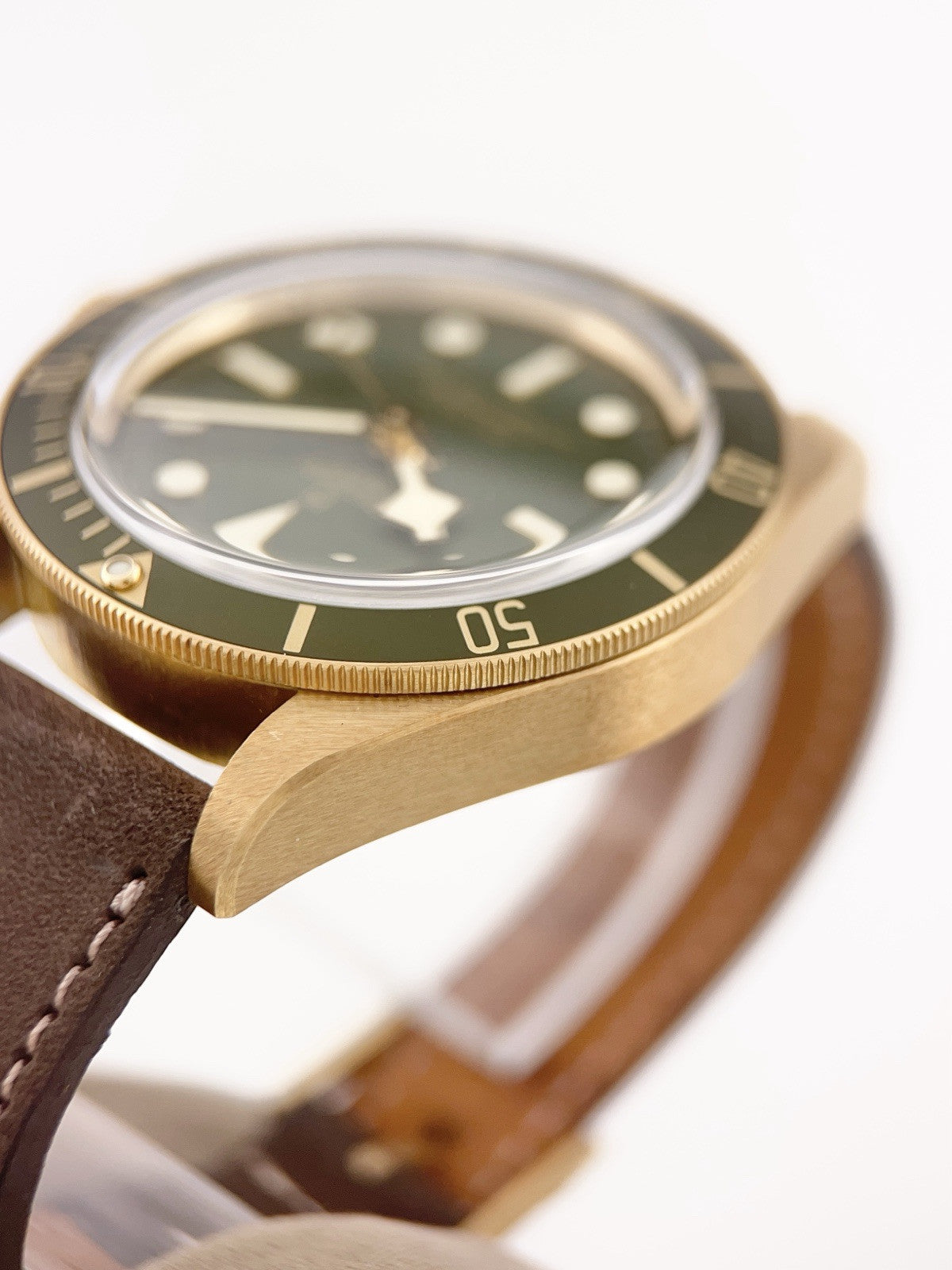 Tudor Black Bay 18k Yellow Gold Green Dial 79018V Trade for William