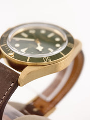 Tudor Black Bay 18k Yellow Gold Green Dial 79018V Trade for William