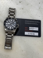 2024 Tudor Pelagos Chronometer Black Dial Titanium Mens Watch 25600TN Box/Papers