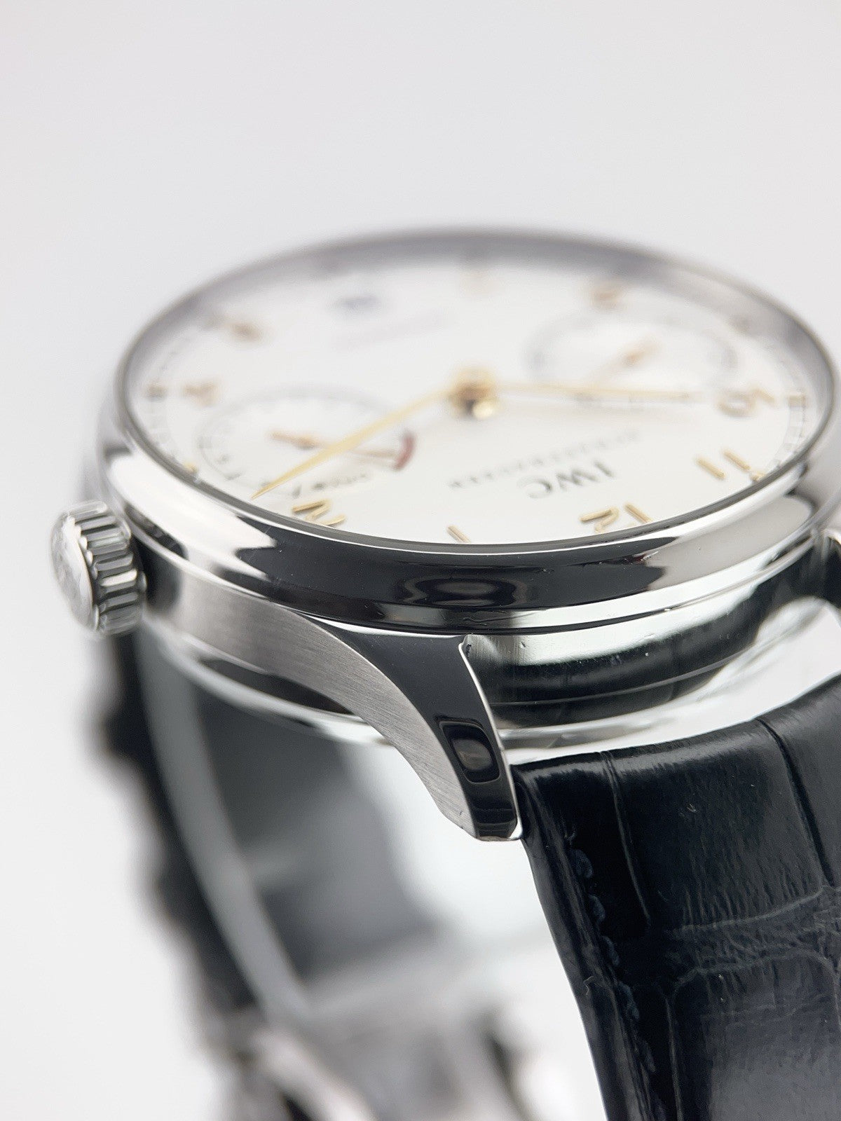 IWC Portuguese Stainless Steel Silver Dial 42mm Automatic Mens Watch IW500114