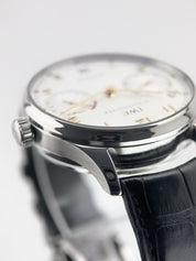 IWC Portuguese Stainless Steel Silver Dial 42mm Automatic Mens Watch IW500114