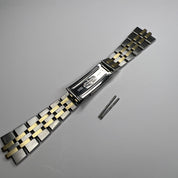 Authentic Rolex Oysterquartz 18K Gold & Steel Bracelet w/ Lug Pins For Ref 17013