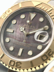 Rolex Yacht-Master Two Tone Mother Of Pearl Dial 40mm Automatic Mens Watch 16623