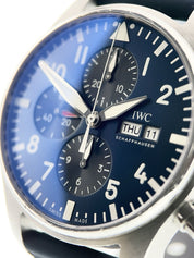 IWC Pilot Chronograph Steel Blue Dial 43mm Automatic Men’s Watch IW377714