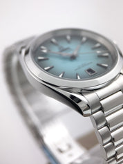 NEW 2025 Omega Seamaster Steel Turquoise Dial 41mm Watch  220.10.41.21.03.006