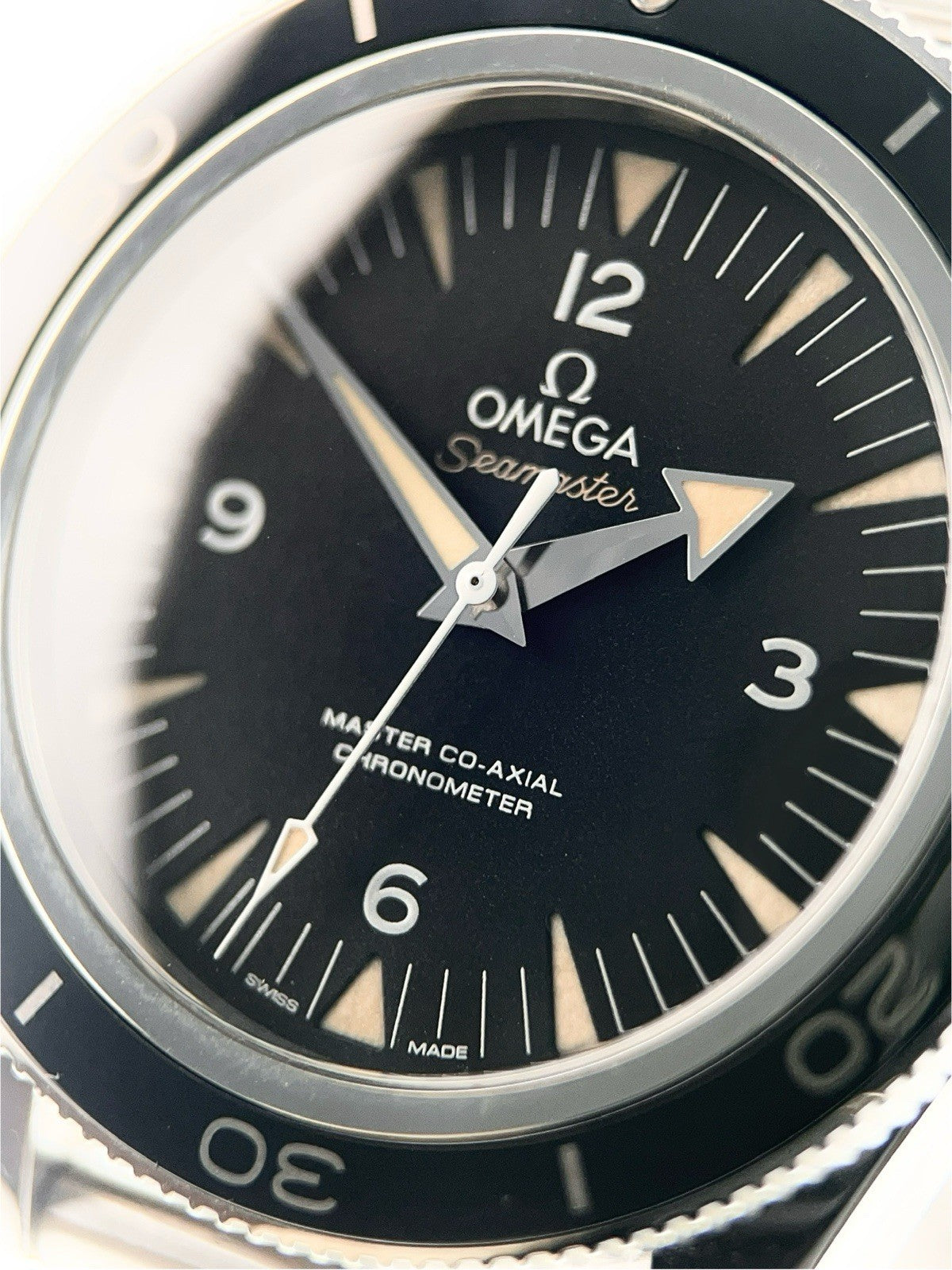 Omega Seamaster 300 Stainless Steel Black Dial 41mm Automatic Watch