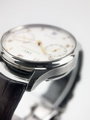 IWC Portuguese Stainless Steel Silver Dial 42mm Automatic Mens Watch IW500114