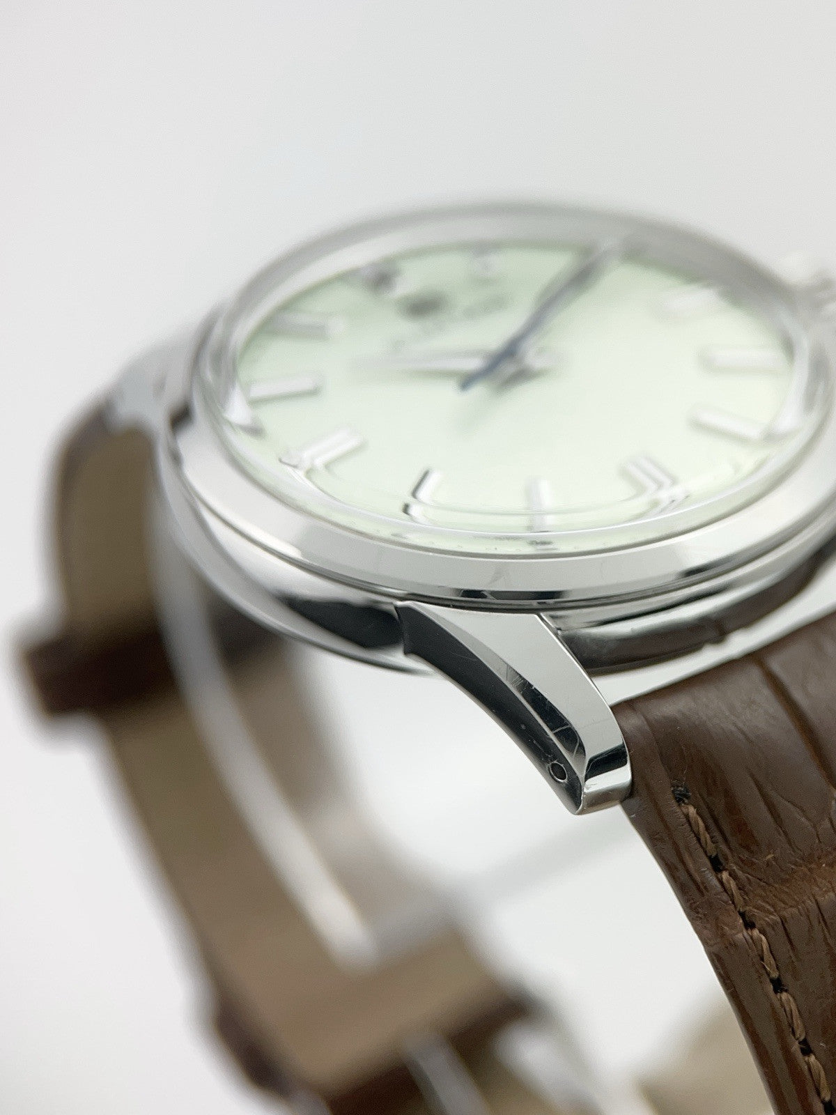 Grand Seiko Genbi Valley Stainless Steel Green Dial 37mm Manual Wind SBGW273