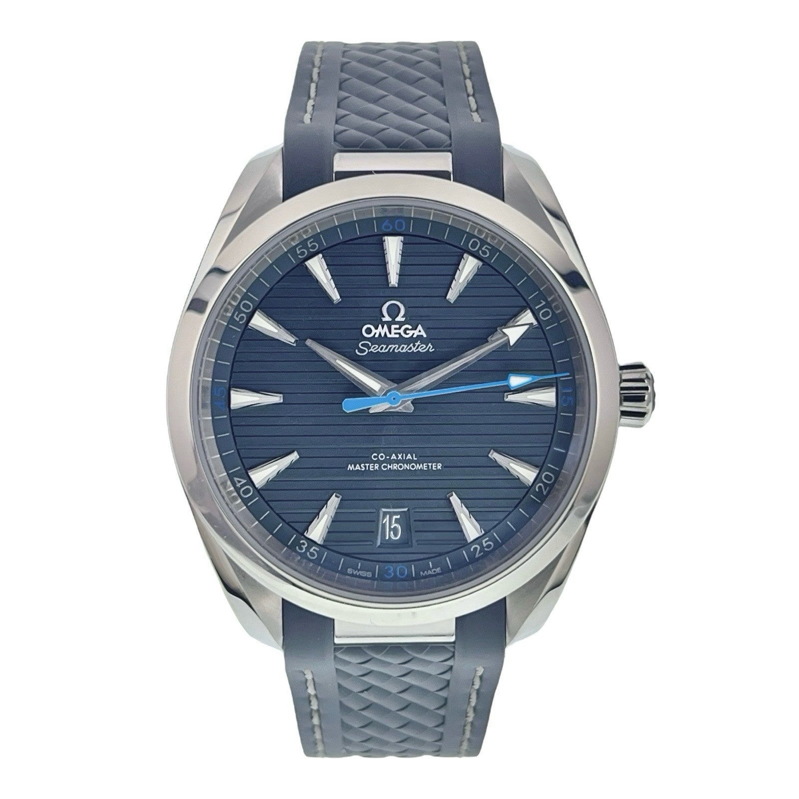 Omega Seamaster Aqua Terra Stainless Steel Blue Dial 41mm Automatic Watch