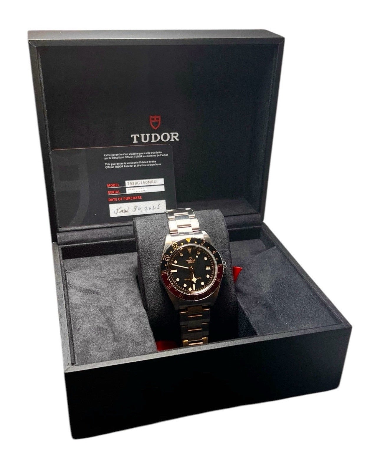 NEW 2025 Tudor Black Bay GMT Black Dial 39mm Automatic Mens Watch 7939G1A0NRU