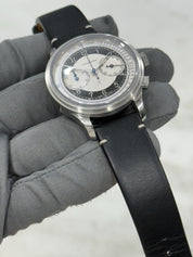 Longines Heritage Classic Chronograph Automatic Silver and Black Dial Mens Watch