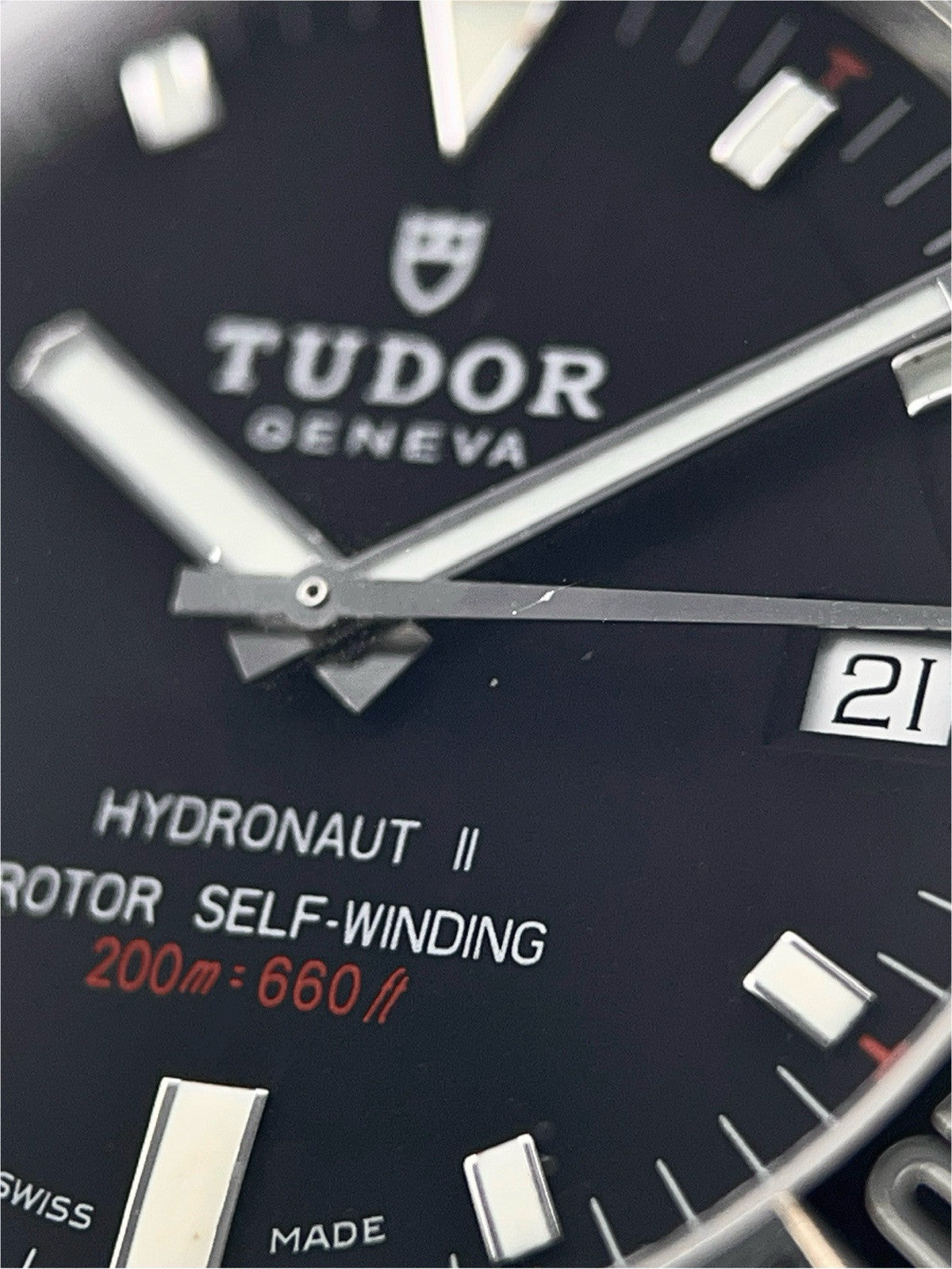 Tudor Hydronaut II Stainless Steel Black Dial 41mm Automatic Men’s Watch 20040