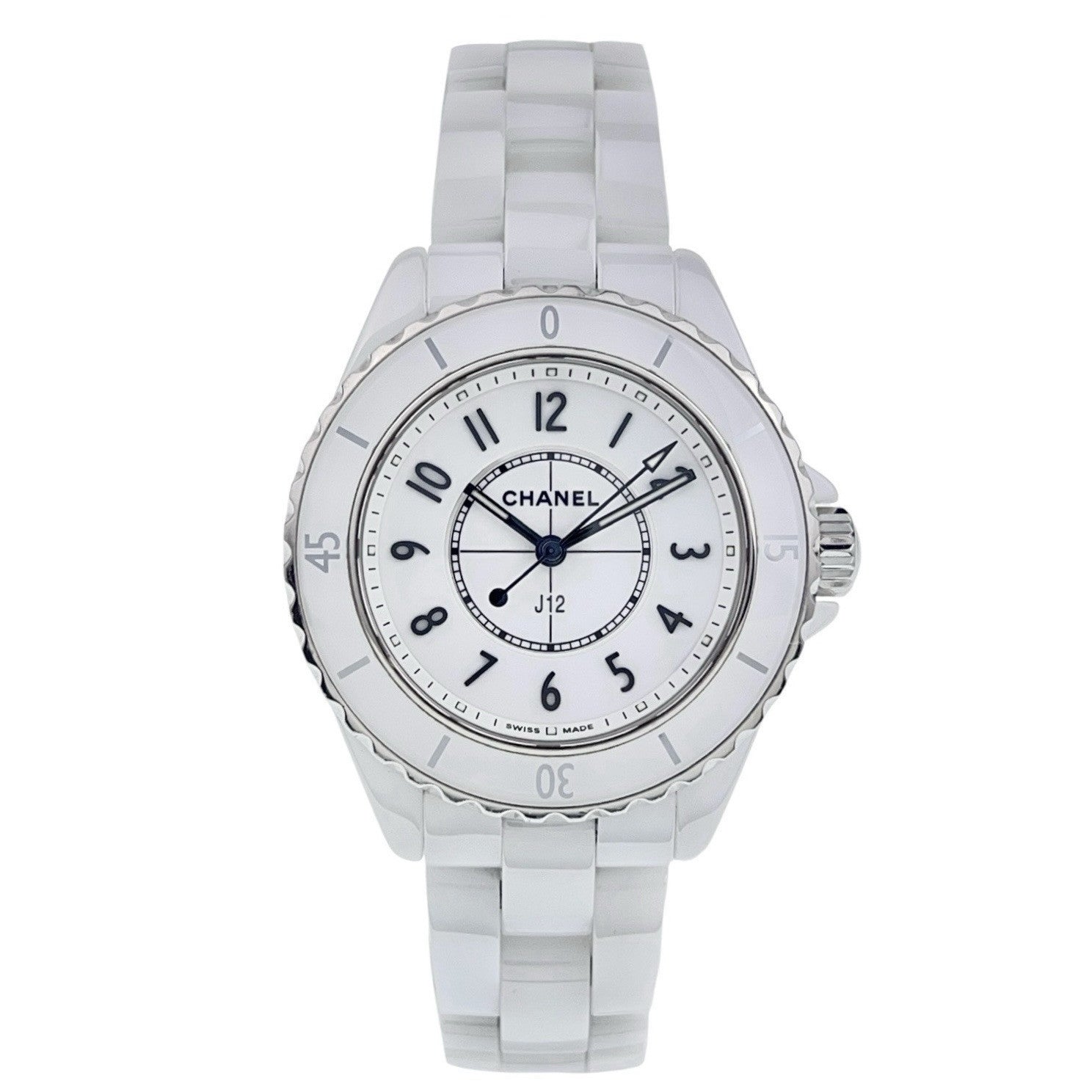 Chanel 12 Ceramic White Dial 33mm Quartz Movement Women's Watch J12