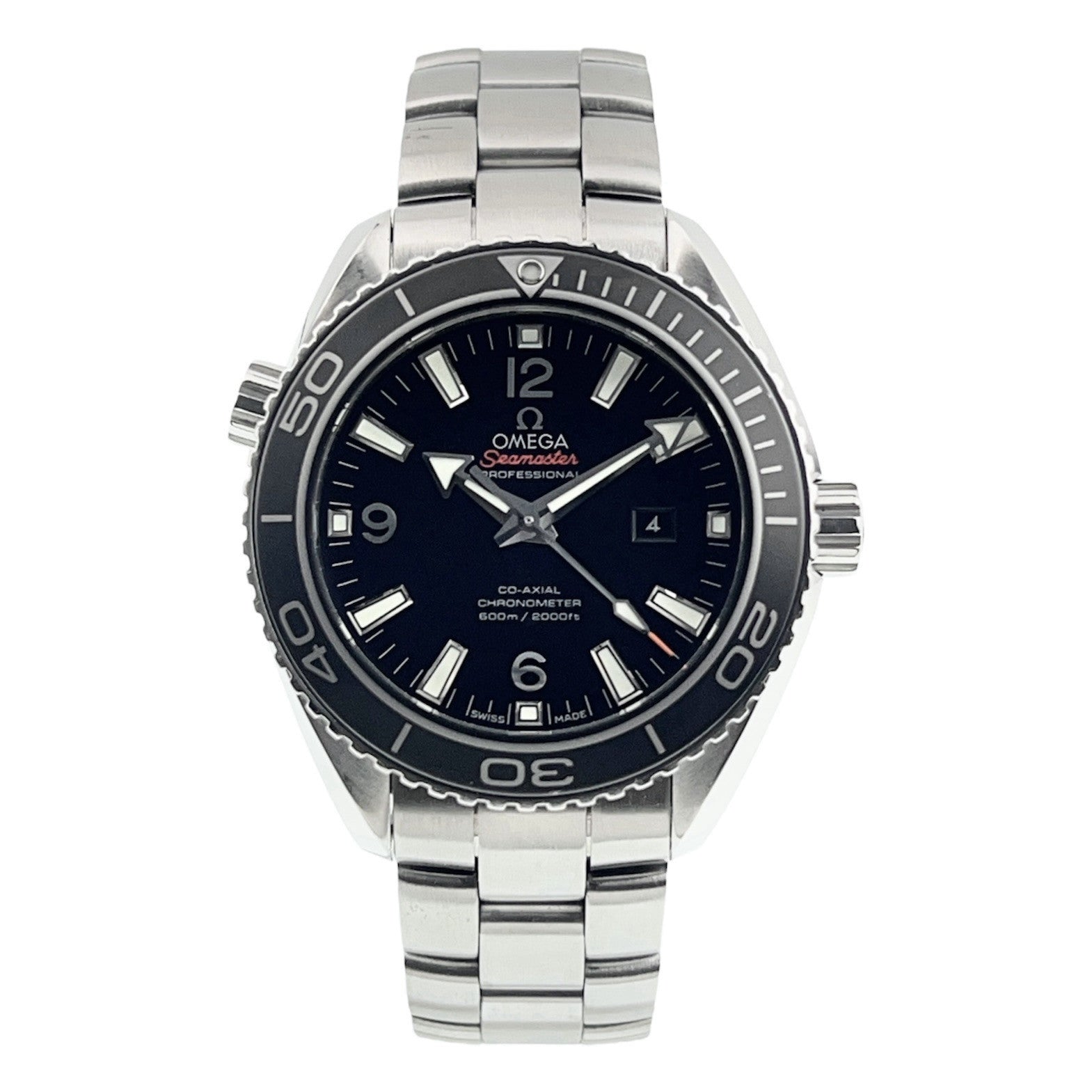 Omega Seamaster Stainless Steel Black Dial 38mm Men's Watch 232.30.38.20.01.001