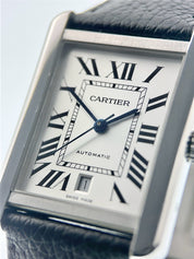 Cartier Tank Solo Stainless Steel Silver Dial 31mm Automatic Men’s WSTA0029