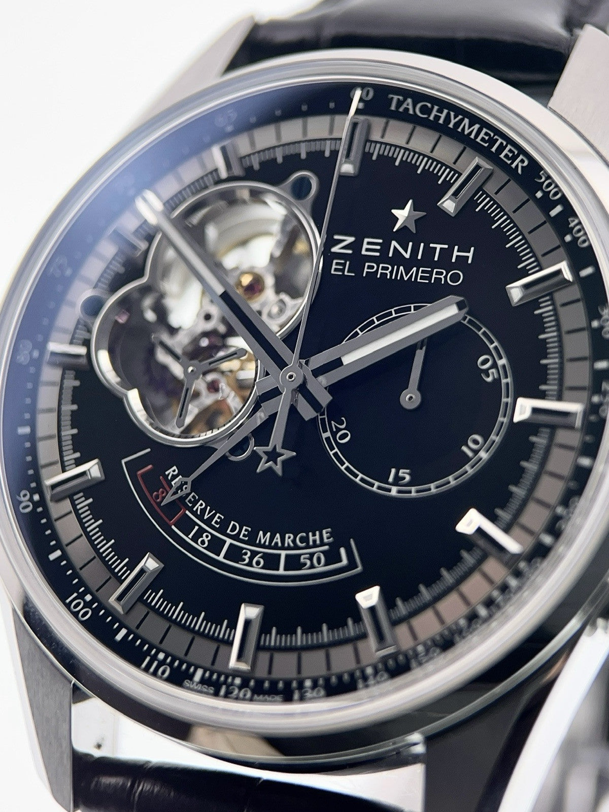 Zenith El Primero Stainless Steel Black Dial 42mm Automatic Men’s 03.2080.4021