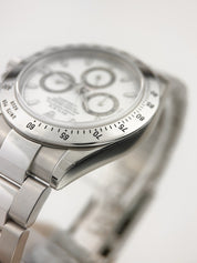 Rolex Daytona Stainless Steel White Dial 40mm Automatic Men’s Watch 116520