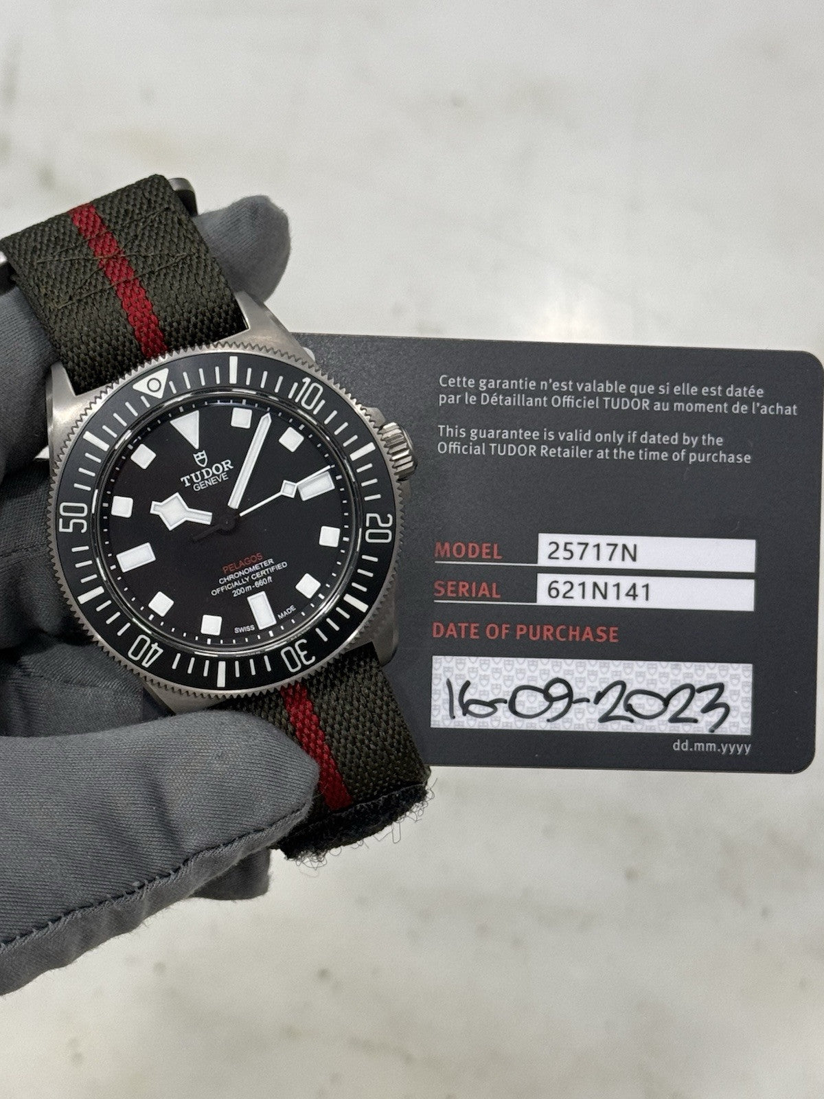 2023 Tudor Pelagos FXD 25717N Titanium 42mm Fabric Strap - Box & Papers