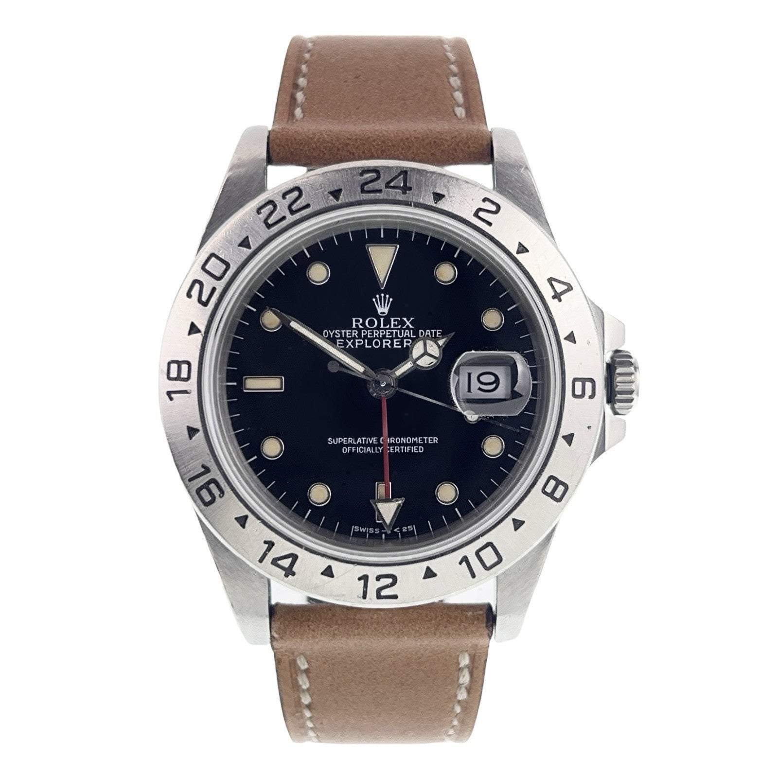 Rolex Explorer II Stainless Steel Black Dial 40mm Automatic Men’s Watch 16570