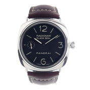 Panerai Radiomir Stainless Steel Black Dial 45mm Manual Wind Mens Watch PAM00183