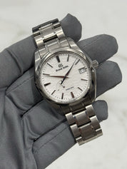 Grand Seiko Spring Drive Snowflake Date Watch SBGA211 Titanium Watch