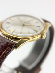 Vacheron Constantin 18k Gold 34mm Manual Wild Silver Dial Men's Watch 6509