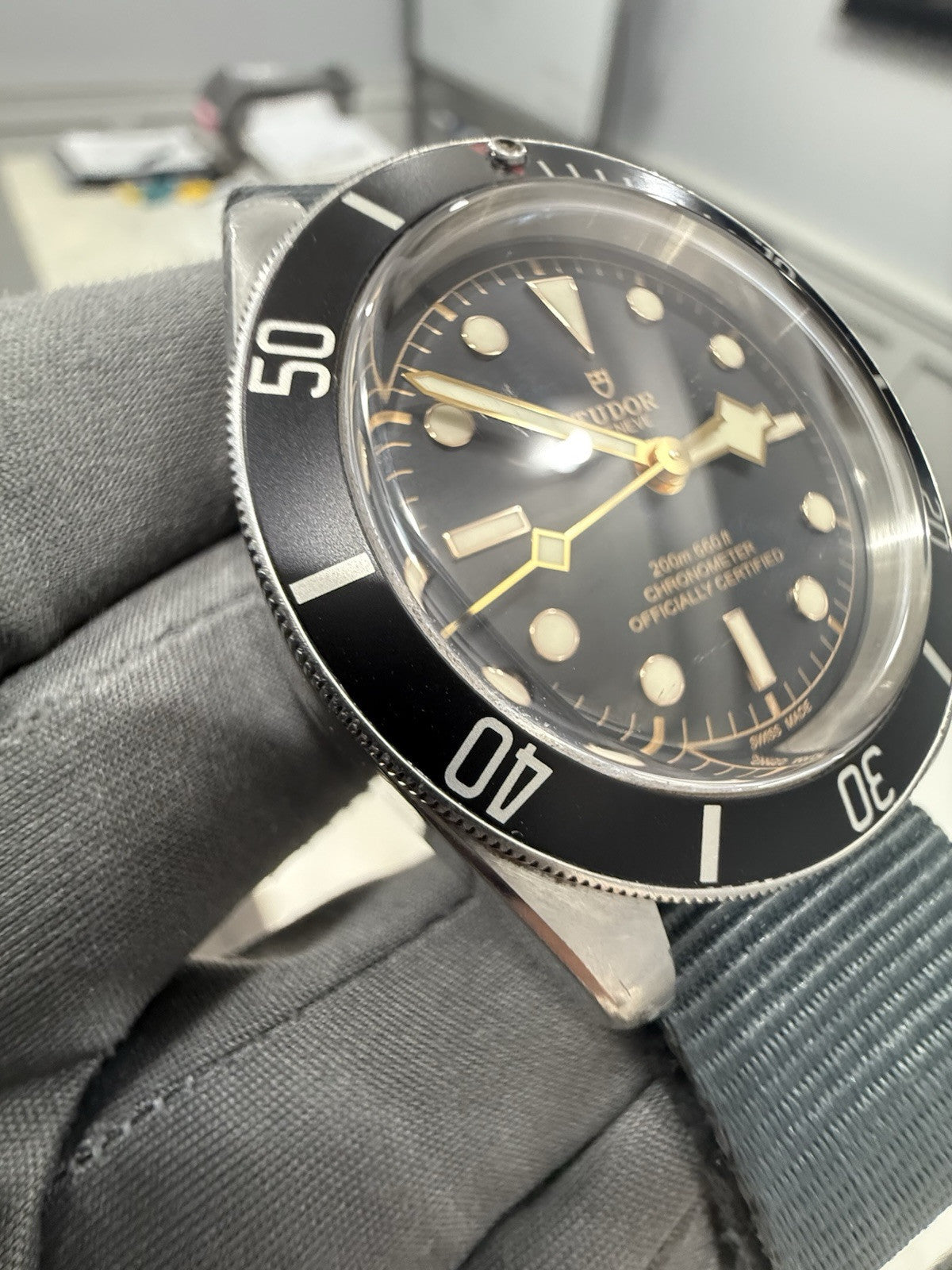 Tudor Black Bay Heritage 79230N Men's Steel 41mm Black Dial - Watch only