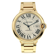 Cartier Ballon Bleu 18k Yellow Gold 42mm Silver Dial Automatic Men’s W69005Z2