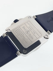 Bell & Ross Stainless Steel Blue Dial 42mm Automatic Movement Mens Watch BR03-92