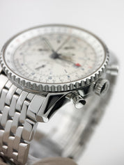 Breitling Navitimer World Stainless Steel White Dial 46mm Automatic Men’s A24322