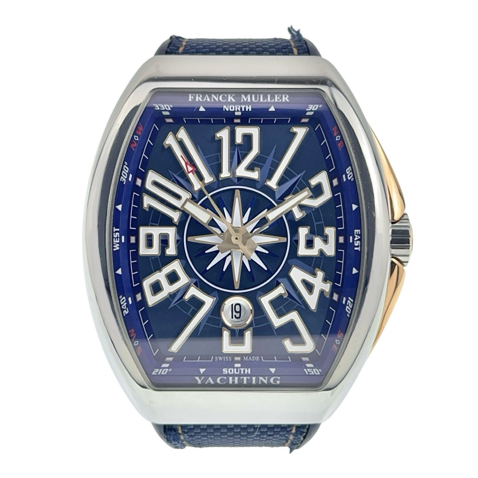 Franck Muller Vanguard Stainless Blue Dial 44mm Automatic Men’s Watch V45SCDT