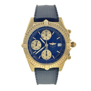 Breitling Chronomat 18k Gold Blue Dial 40mm Automatic Men’s Watch K13050.1