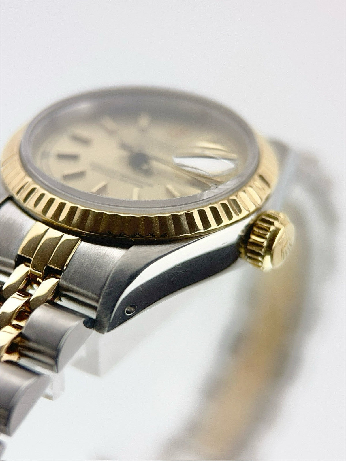 Rolex Lady-Datejust Gold/Steel Champagne Dial 26mm Automatic Womens Watch 69173