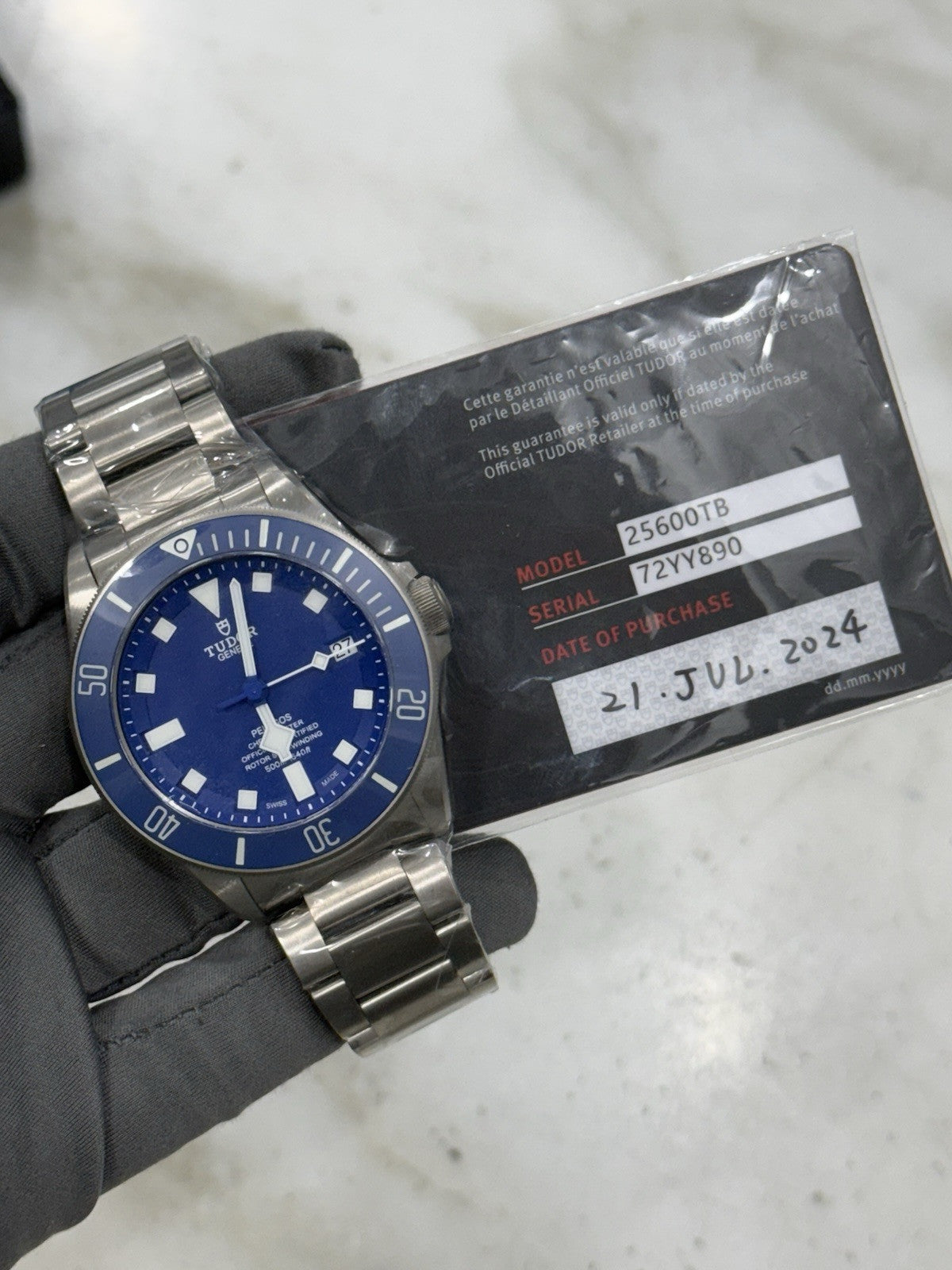 2024 NEW Tudor Pelagos Blue Dial Titanium Automatic 42mm Watch 25600TB