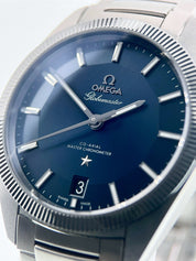 Omega Globemaster Stainless Steel Blue Dial 39mm Automatic 130.30.39.21.03.001